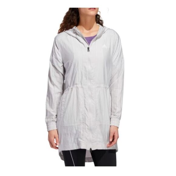 NWT Adidas "Dress Jacket" in silver - Picture 1 of 7